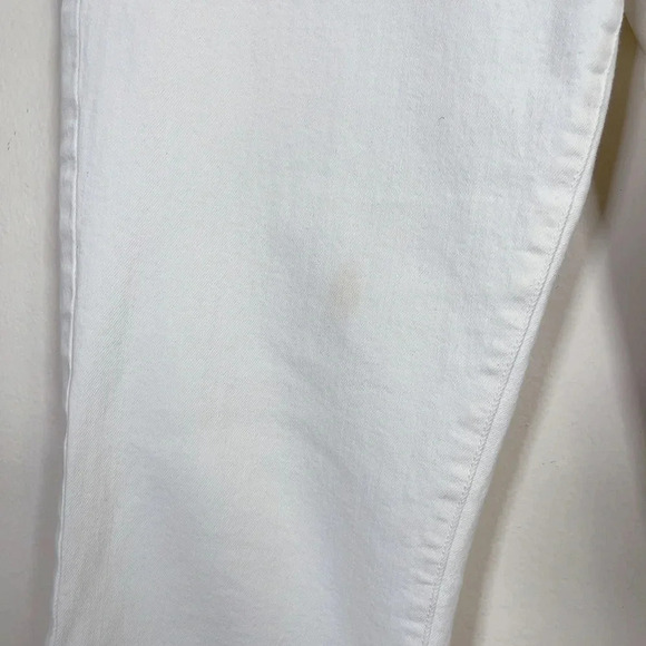 Madewell The High Rise Slim Crop Boy  Friend Jeans In Tile White - Picture 16 of 16